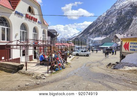 Caucasus. Settlement Of Cheget