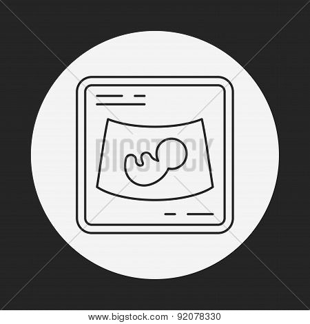 X-rays Line Icon