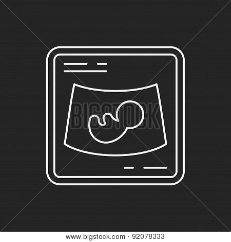 X-rays Line Icon