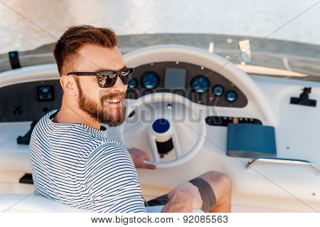 Happy Yacht Owner.