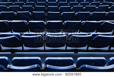 The stadium chairs