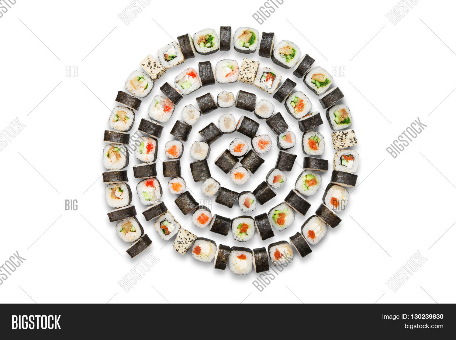 Roll Spiral. Japanese Image & Photo (Free Trial) Bigstock