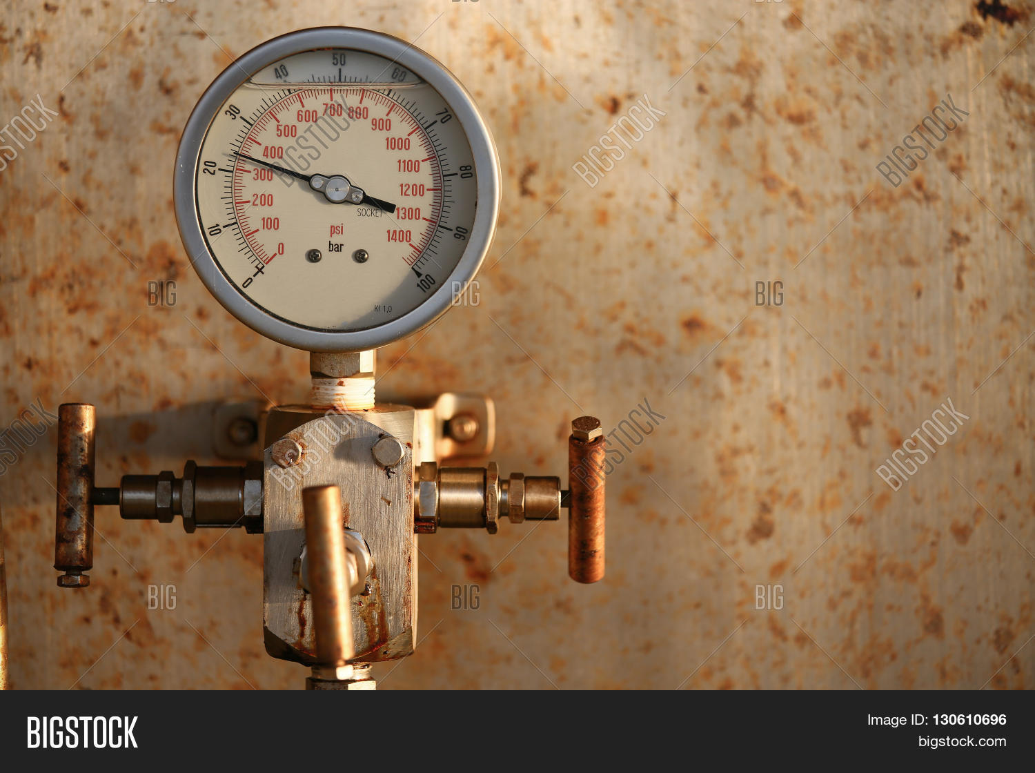 Pressure Gauge Oil Gas Image & Photo (Free Trial) Bigstock