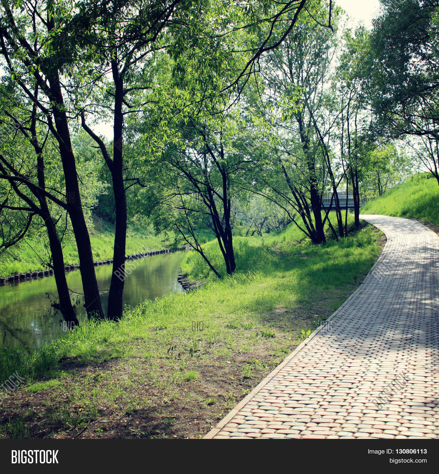 Walking Path Near Image Photo Free Trial Bigstock