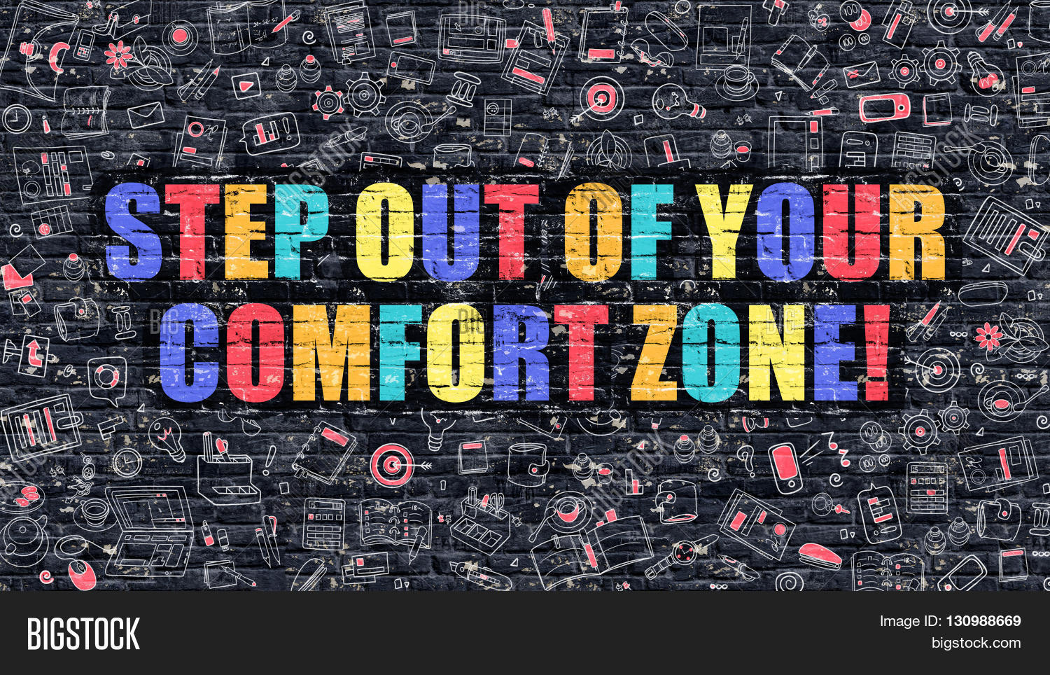 Step Out Message Multicolor Step Out Image & Photo (Free Trial) | Bigstock