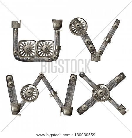 Art Metal Alphabet