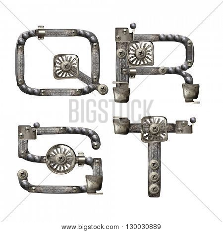 Art Metal Alphabet