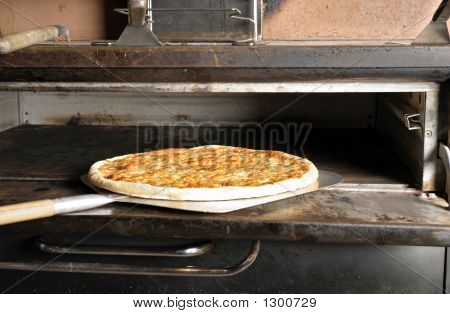 Pizza de queijo do forno