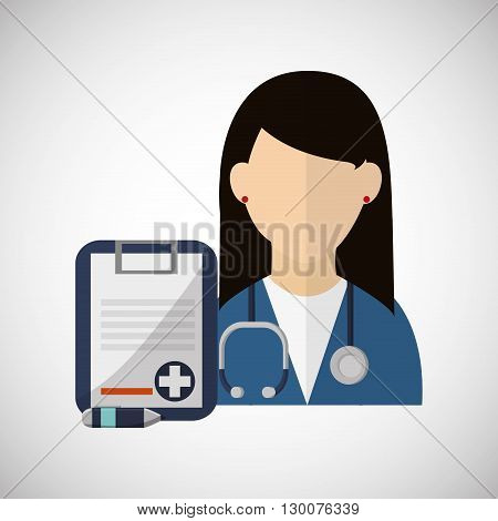 Medical care concept with icon design, vector illustration 10 eps graphic.