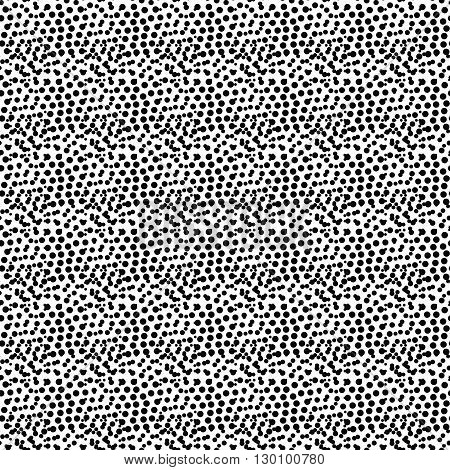 Vector Geometric Seamless Pattern. Repeating Abstract Chaotic Do