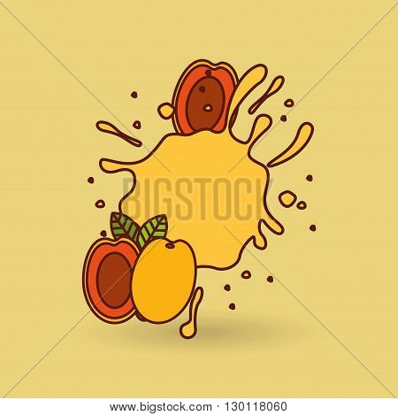 smothie fruit design, vector illustration eps10 graphic