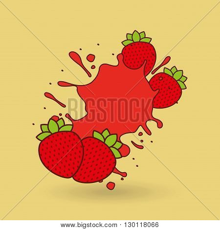 smothie fruit design, vector illustration eps10 graphic
