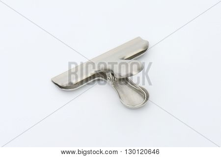 Stainless steel food bag sealer clip