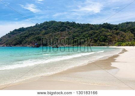 Tropical beach on Pulau Redang island, Malaysia