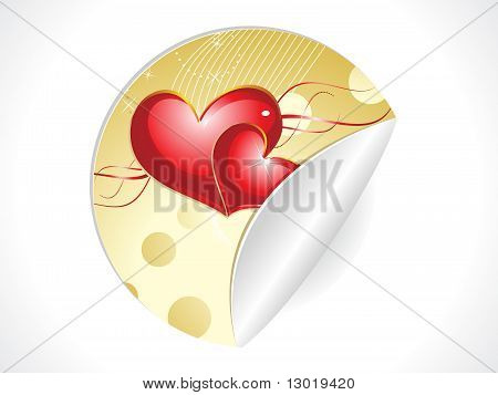 Adesivo abstrato Valentine