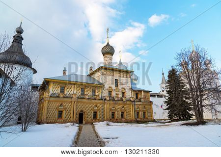 Church of the Mother of God in the Kremlin in Rostov Velikiy, Russia
