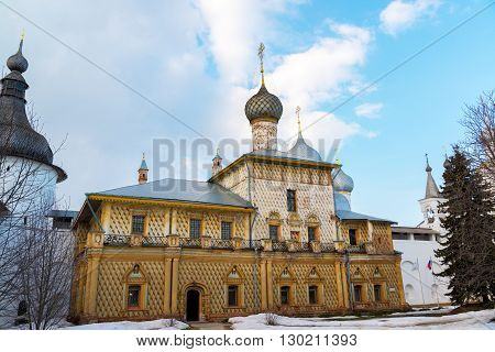 Church of the Mother of God in the Kremlin in Rostov Velikiy, Russia