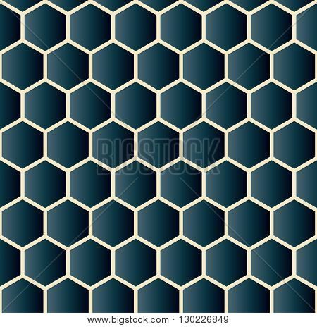 Simple geometric background. Abstract seamless pattern of hexagons. Suitable for printing fabrics textiles and web.