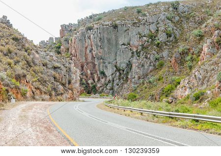 The Uniondale Poort Pass between Avontuur and Uniondale in the Western Cape Province of South Africa