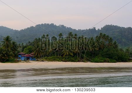 Juara - one of the quietest and most beautiful beaches in Tioman Island Malaysia