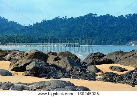 Juara - one of the quietest and most beautiful beaches in Tioman Island Malaysia