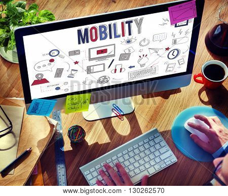 Mobility Global Communication Digital Connection Concept