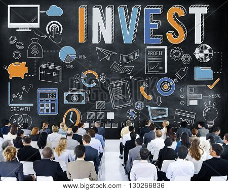 Invest Investment Finance Banking Assests Revenue Concept