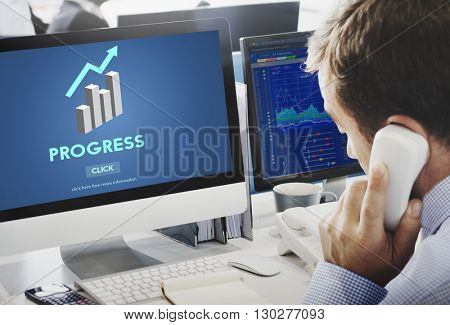 Progress Advance Growth Improvement Better Concept