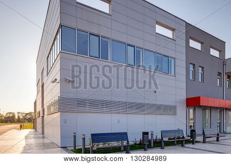 Modern Building In Exterior
