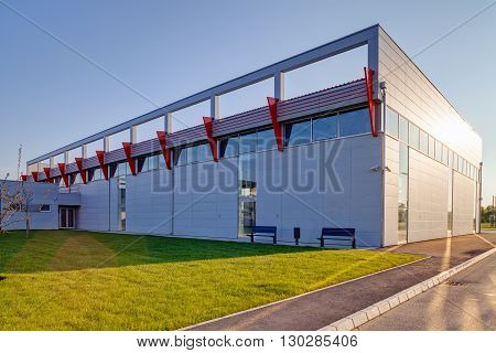 Modern Building In Exterior