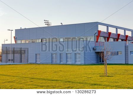 Modern Building In Exterior