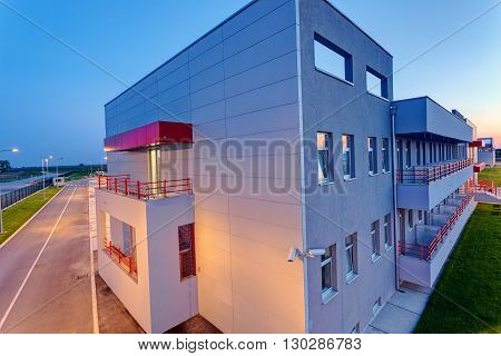 Modern Building In Exterior