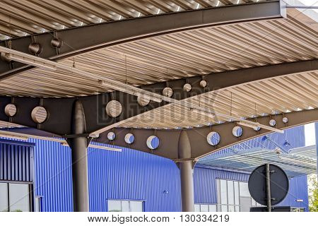 Perforated Aluminum Roof
