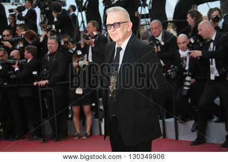 Jean-Paul Gaultier attends a screening of 'Julieta' at the annual 69th Cannes Film Festival at Palais des Festivals on May 17, 2016 in Cannes, France.