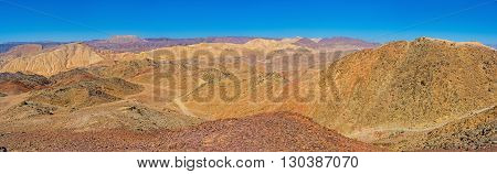 The Zefahot Mount is the best viewpoint to enjoy the colors of the Eilat mountains and beauty of the local landscapes Israel.