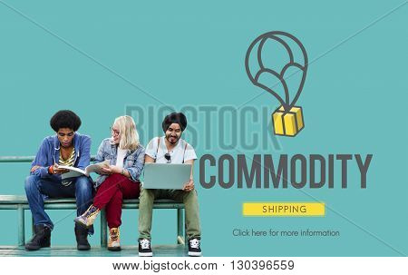 Commodity Distribution Freight Industrial Trade Concept