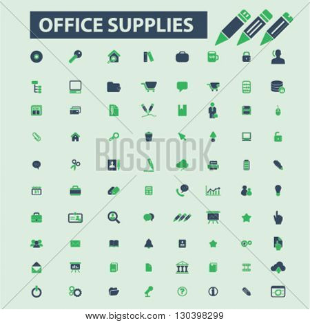 office supplies icons
