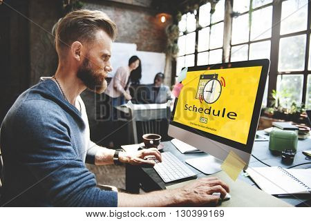 Notice Schedule Notes Imporant Task Concept