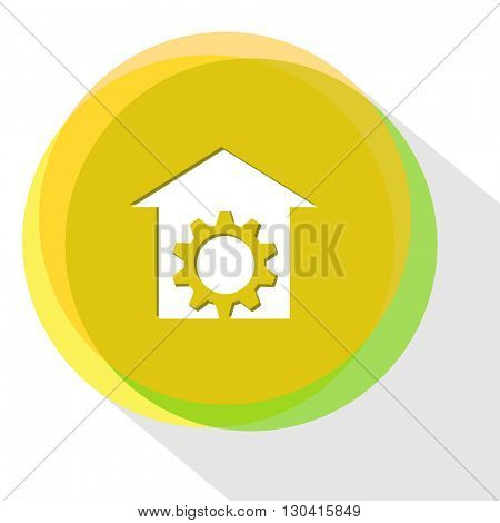 repair shop. Internet template. Vector icon.