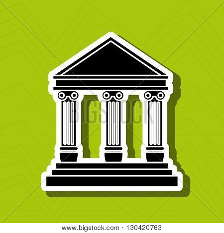 court building design, vector illustration eps10 graphic