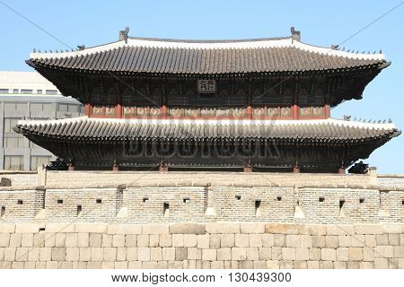 Dong dae mun gate in Seoul South Korea