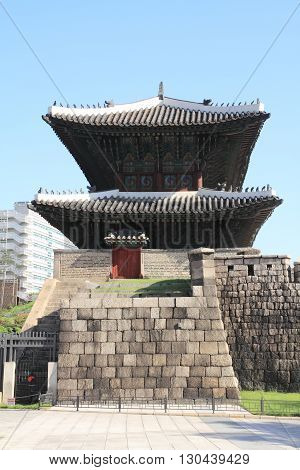 Dong dae mun gate in Seoul South Korea