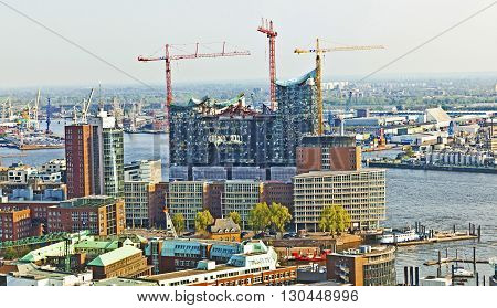 View At Elbphilharmonie In Hamburg