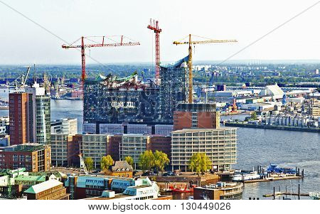 View At Elbphilharmonie In Hamburg