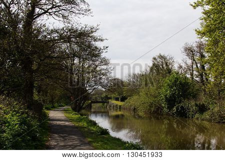 View Along The Canal Path At Bude, Cornwall