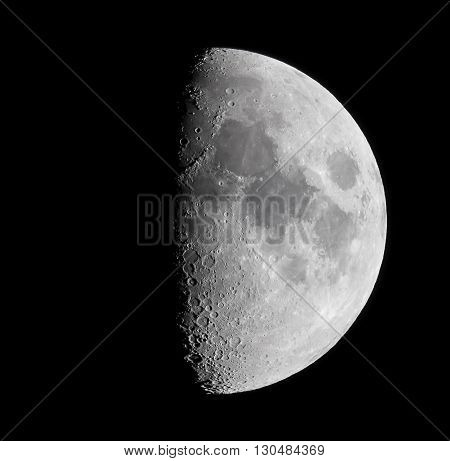 Moon on clear night. Taken in Moscow in may 2016