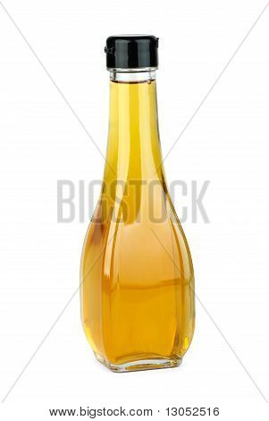 Glasflasche mit Apfelessig