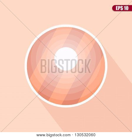 Space landscape: stars, planets, comet, ufo, stardust. Vector flat illustrations and background. Vector flat design illustration of space icons. Space icon set.