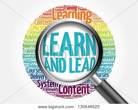 Learn And Lead Word Cloud