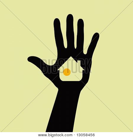 Sagoma di mano
